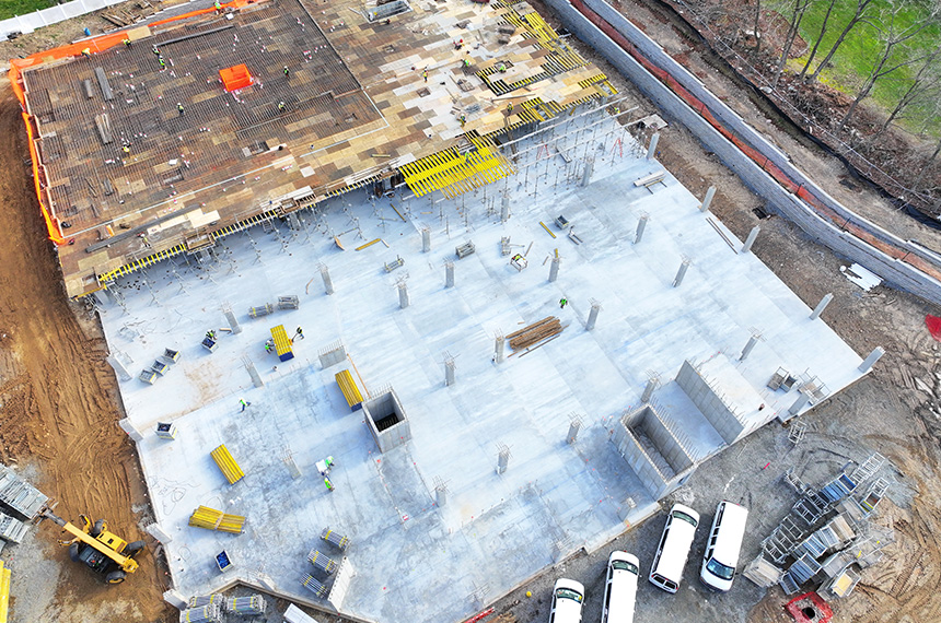 169 Johnson Road Construction Site Aerial Drone Photography, Parsippany, New Jersey