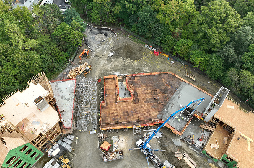 3 Executive Dr Construction Site, Evesham, New Jersey, Aerial Drone Photography