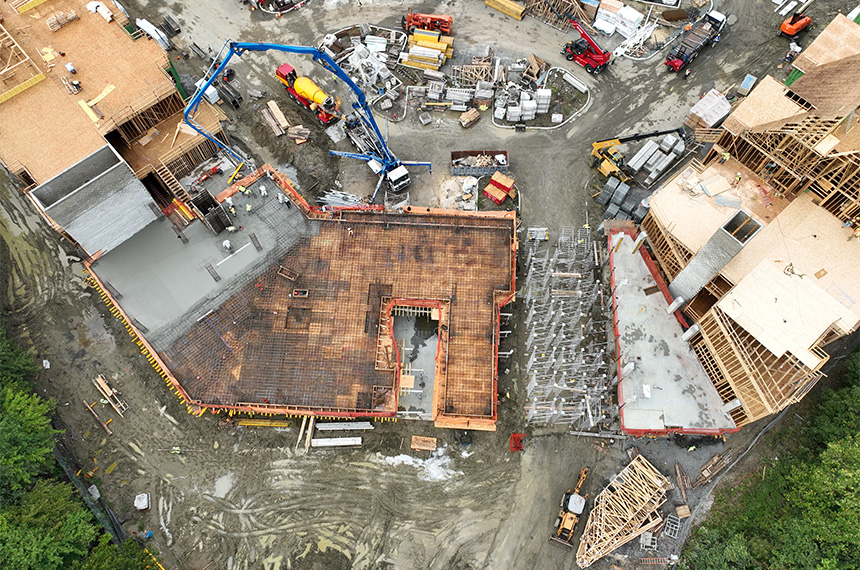 3 Executive Dr Construction Site, Evesham, New Jersey, Aerial Drone Photography