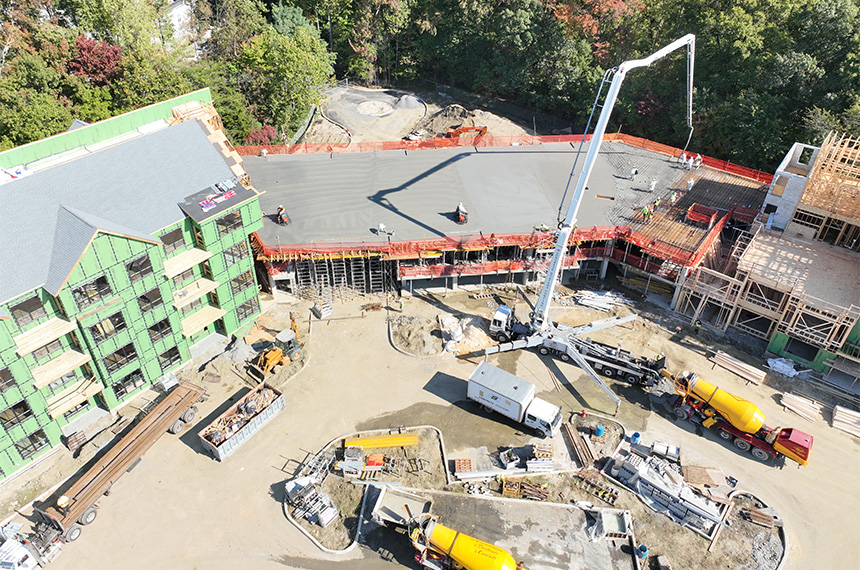 3 Executive Dr Construction Site, Evesham, New Jersey, Aerial Drone Photography