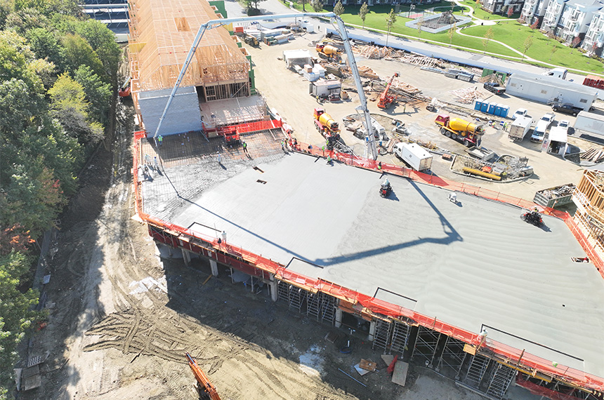 3 Executive Dr Construction Site, Evesham, New Jersey, Aerial Drone Photography