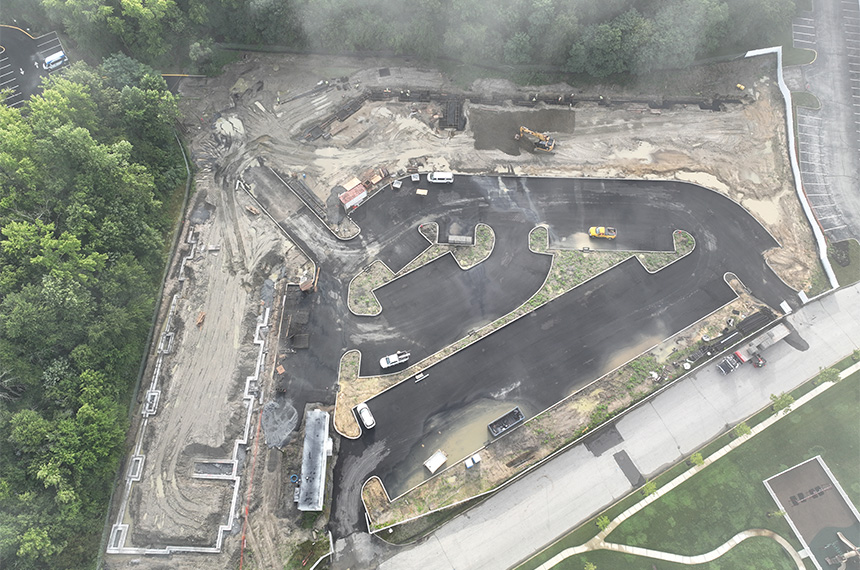 3 Executive Dr Construction Site, Evesham, New Jersey, Aerial Drone Photography