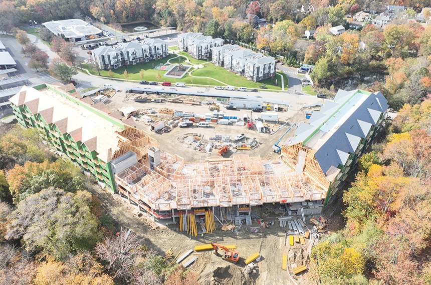 3 Executive Dr Construction Site, Evesham, New Jersey, Aerial Drone Photography