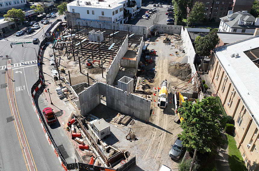 51 South Broadway Construction Site Aerial Drown Photography In White Plains, New York