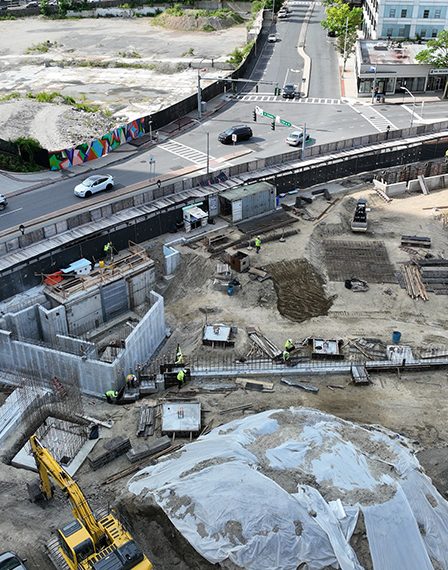 51 South Broadway Construction Site Aerial Drown Photography In White Plains, New York