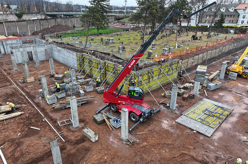 Academy Greens Construction Site Aerial Drone Photography, Springfield, New Jersey