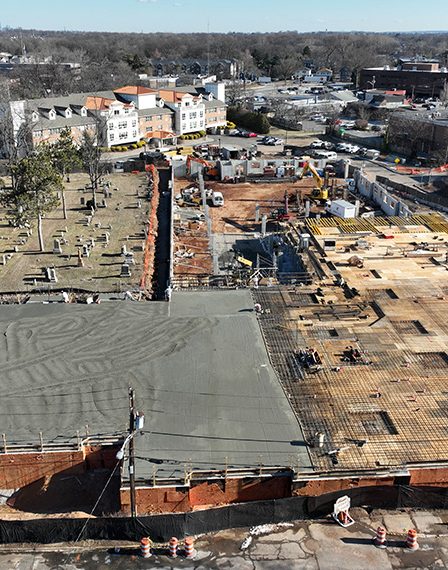 Academy Greens Construction Site Aerial Drone Photography, Springfield, New Jersey