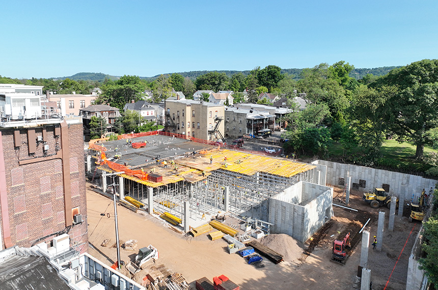 Hamilton Street Apartments Construction Site Aerial Drone Photography, Bound Brook, New Jersey