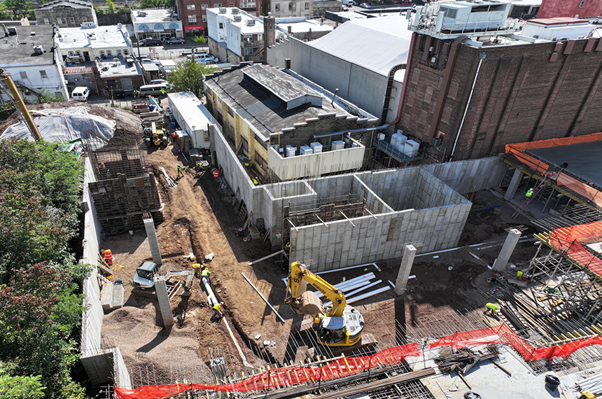 Hamilton Street Apartments Construction Site Aerial Drone Photography, Bound Brook, New Jersey