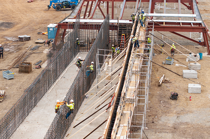 Red Bull Training Facility Construction Site Aerial Drone Photography, Morristown, New Jersey