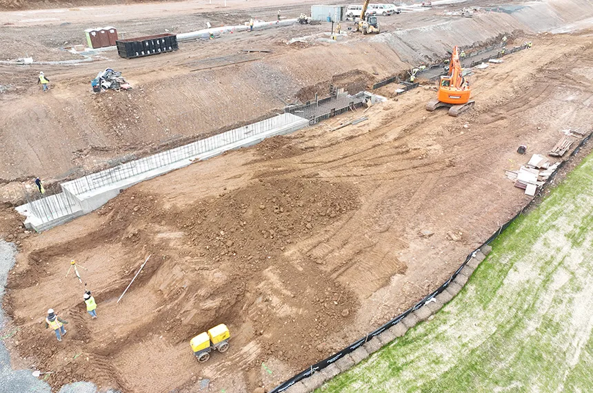 The Reserve at Pearl River Construction Site Aerial Drone Photography, Pearl River, New York