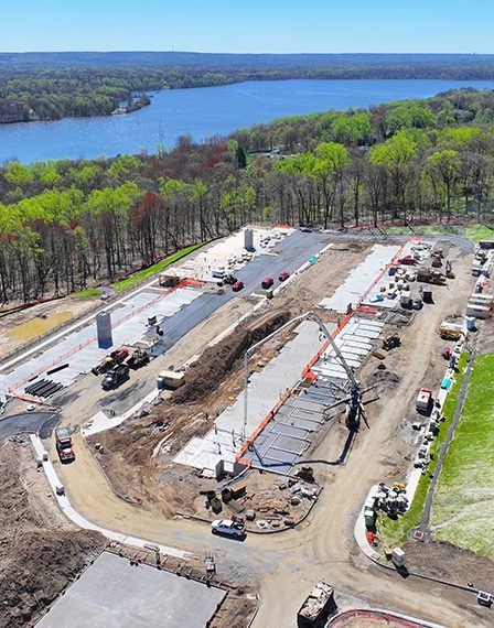 The Reserve at Pearl River Construction Site Aerial Drone Photography, Pearl River, New York