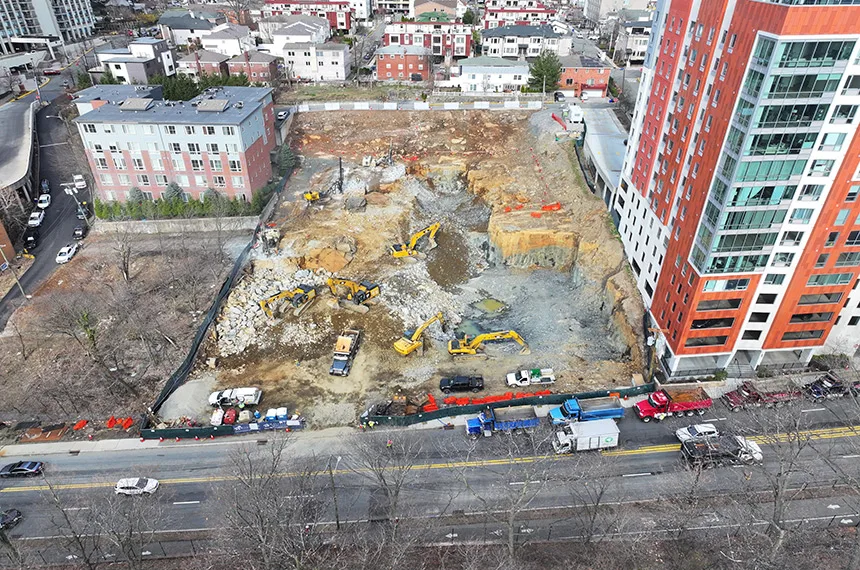 Mill Creek, Modera Fort Lee, NJ, Aerial Photography