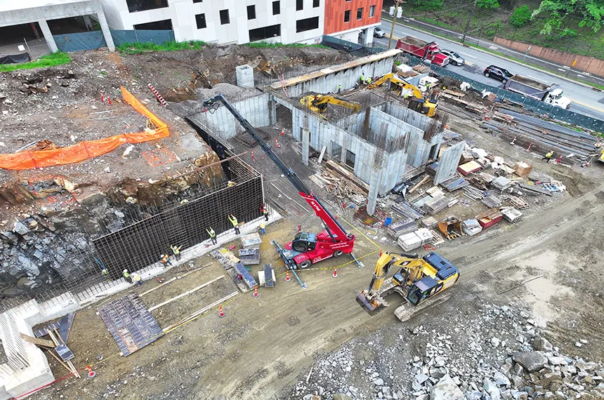 Mill Creek, Modera Fort Lee, NJ, Aerial Photography