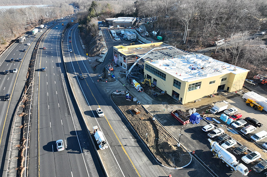 Mercedes Benz of Golden Bridge Aerial Photography