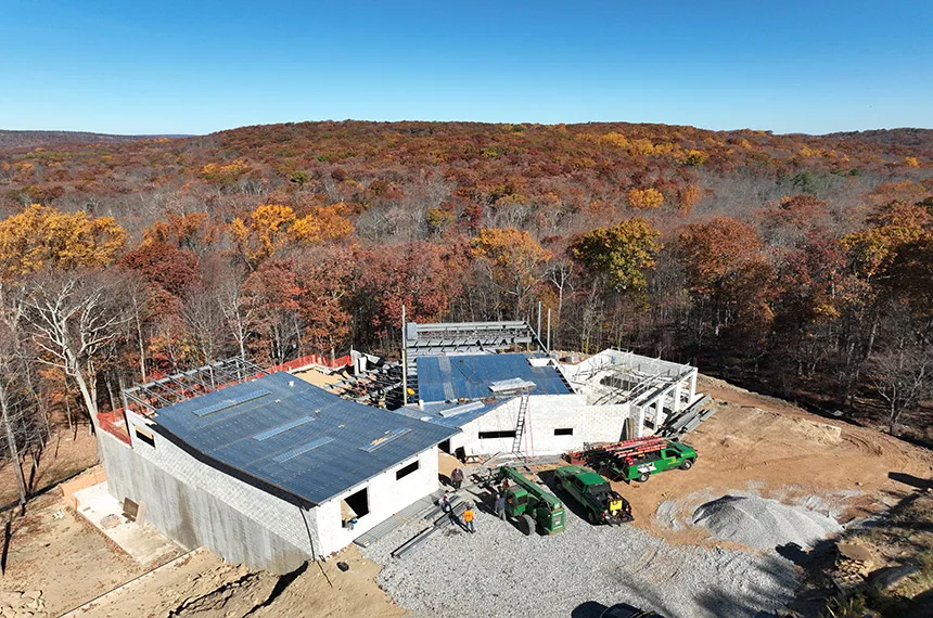 Single Family Residence in Kinnelon, NJ, Aerial Photography