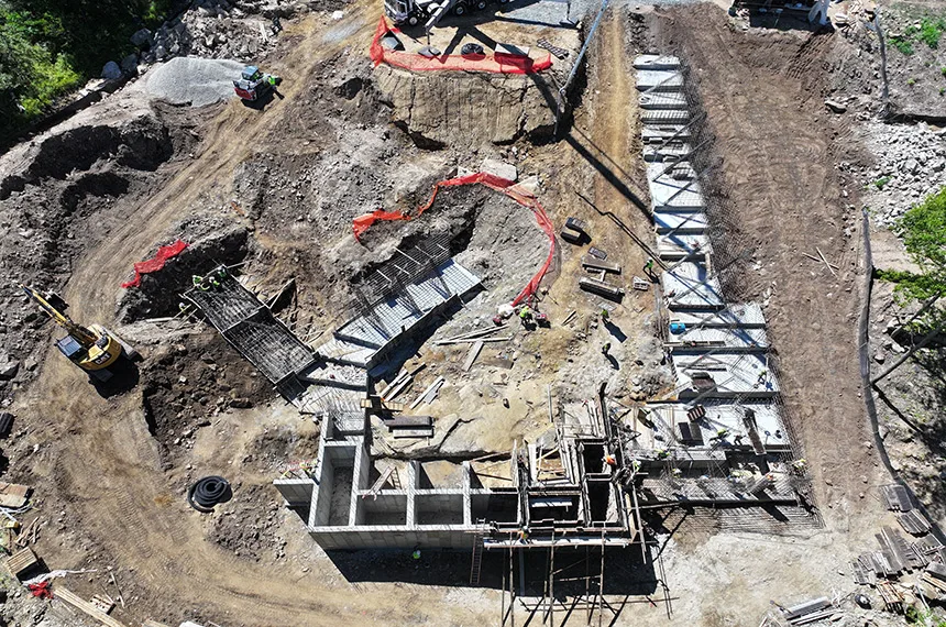 Single Family Residence in Kinnelon, NJ, Aerial Photography