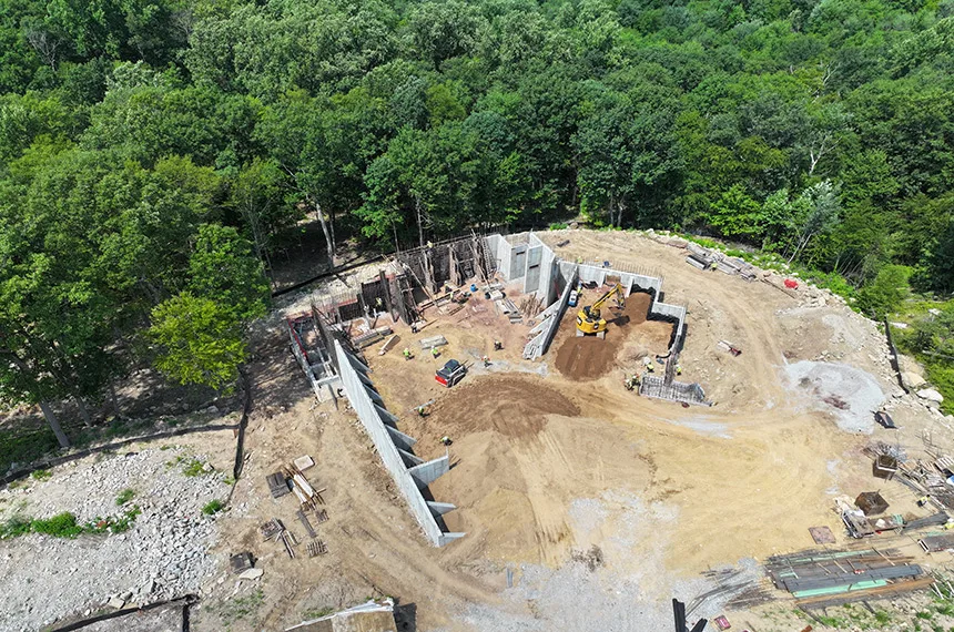 Single Family Residence in Kinnelon, NJ, Aerial Photography