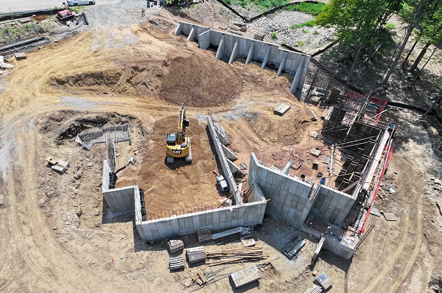 Single Family Residence in Kinnelon, NJ, Aerial Photography