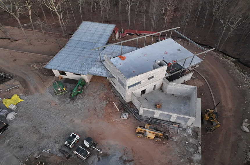 Single Family Residence in Kinnelon, NJ, Aerial Photography