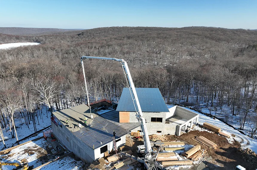 Single Family Residence in Kinnelon, NJ, Aerial Photography