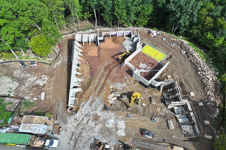 Single Family Residence in Kinnelon, NJ, Aerial Photography