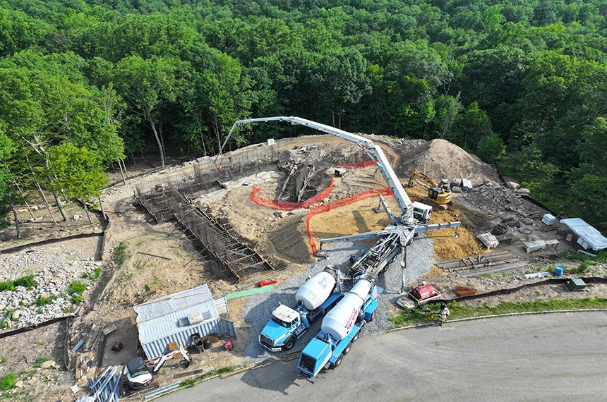 Single Family Residence in Kinnelon, NJ, Aerial Photography