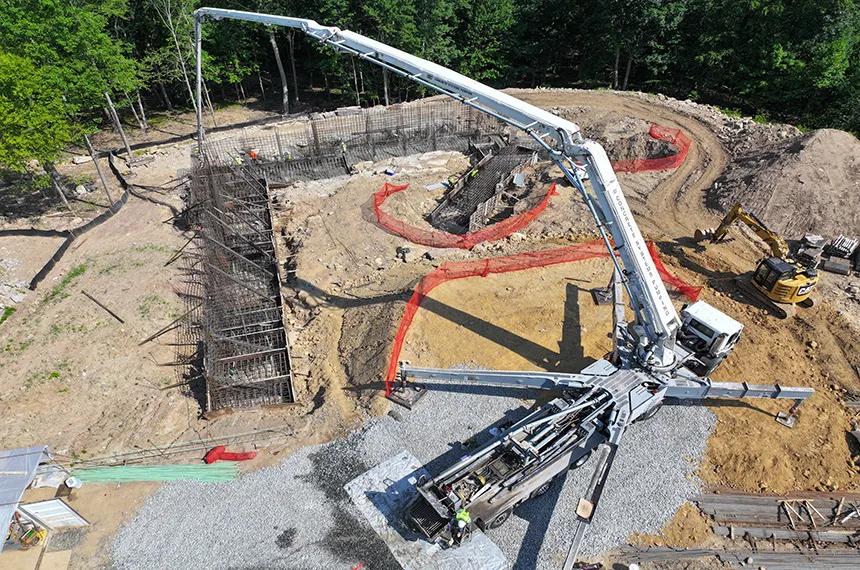 Single Family Residence in Kinnelon, NJ, Aerial Photography