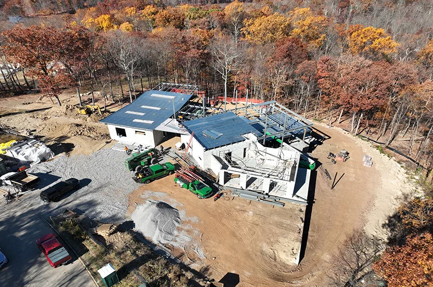 Single Family Residence in Kinnelon, NJ, Aerial Photography
