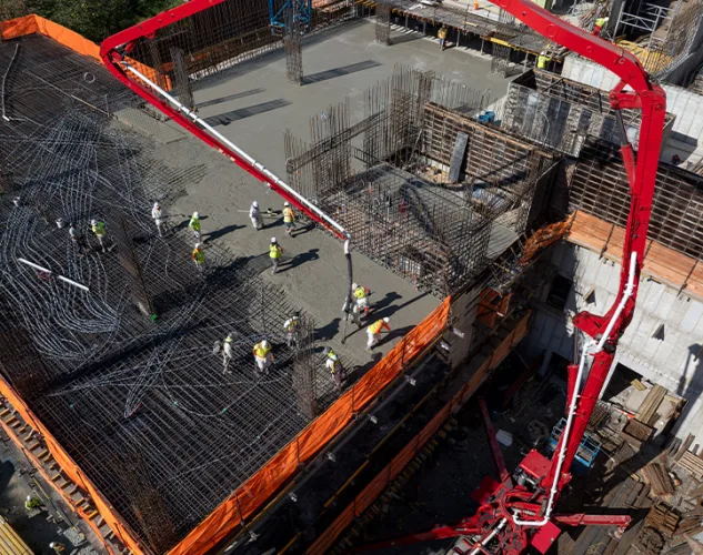 concrete systems pumping trucks in the field