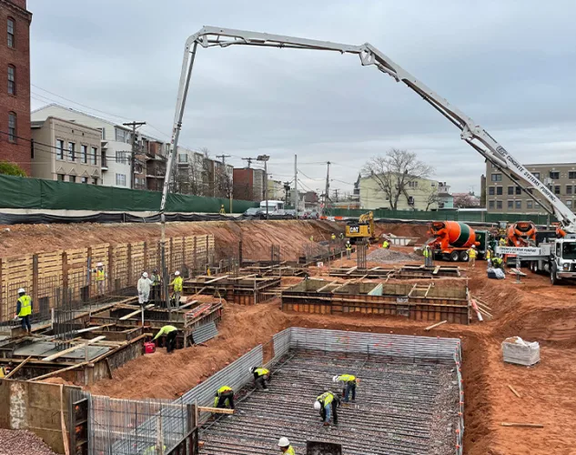 concrete systems pumping trucks in the field