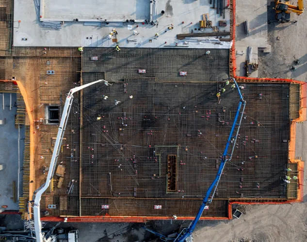 concrete systems pumping trucks in the field