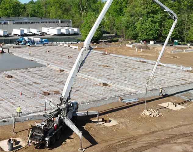 concrete systems pumping trucks in the field